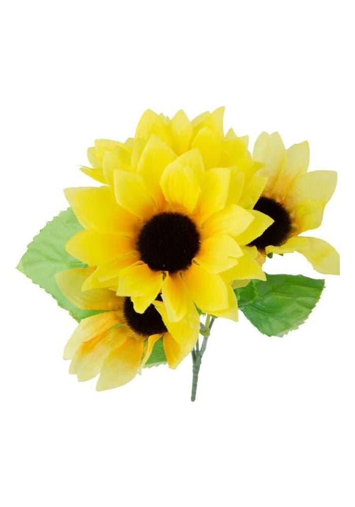 Daiso شجرة دوار الشمس الداكنة الصفراء من دايسو - Image 2